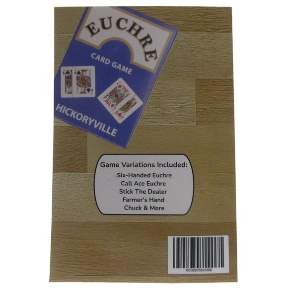 Euchre Score Book Scoring Directions Game Variations Guide Sheet Chuck Farmer - Picture 4 of 4